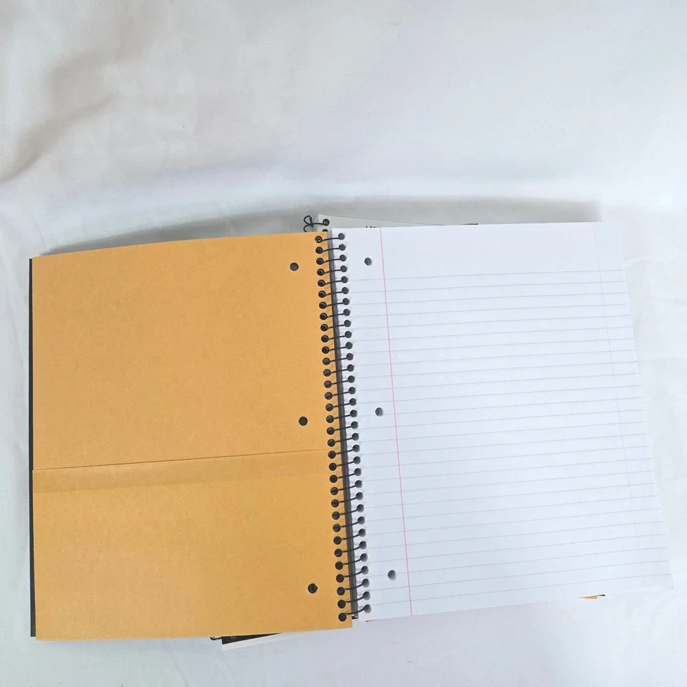 Five Star Sports Theme 1 Subject Wide Ruled 3Pack 100 Sheet Spiral Notebook NEW
